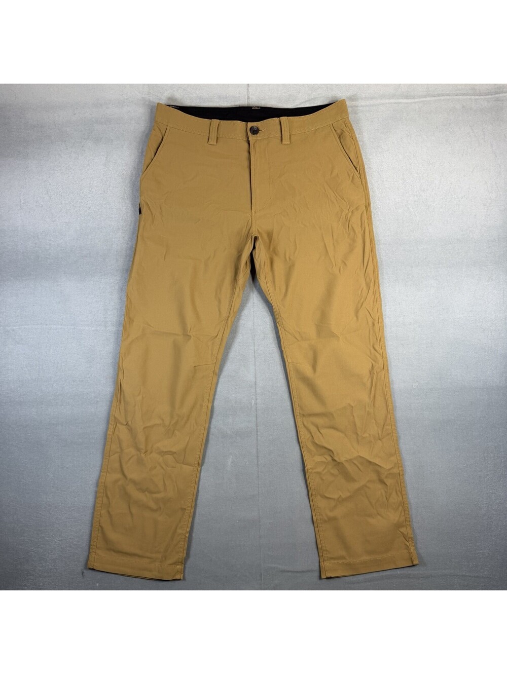 PrAna Alameda Pants Mens 34x30 Tan Performance Standard Fit Nylon Stretch
